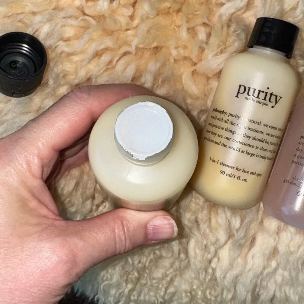 SEALED Philosophy Purity Set Cleanser, Shampoo, Shower Gel, Emulsion
